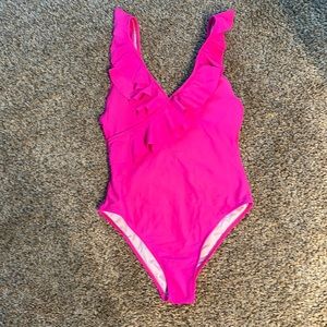 One piece bathing suit